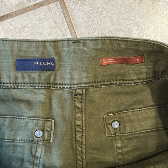 Pilcro Anthropologie The Wanderer Olive Green Utility Shorts 31 - Picture 3 of 8